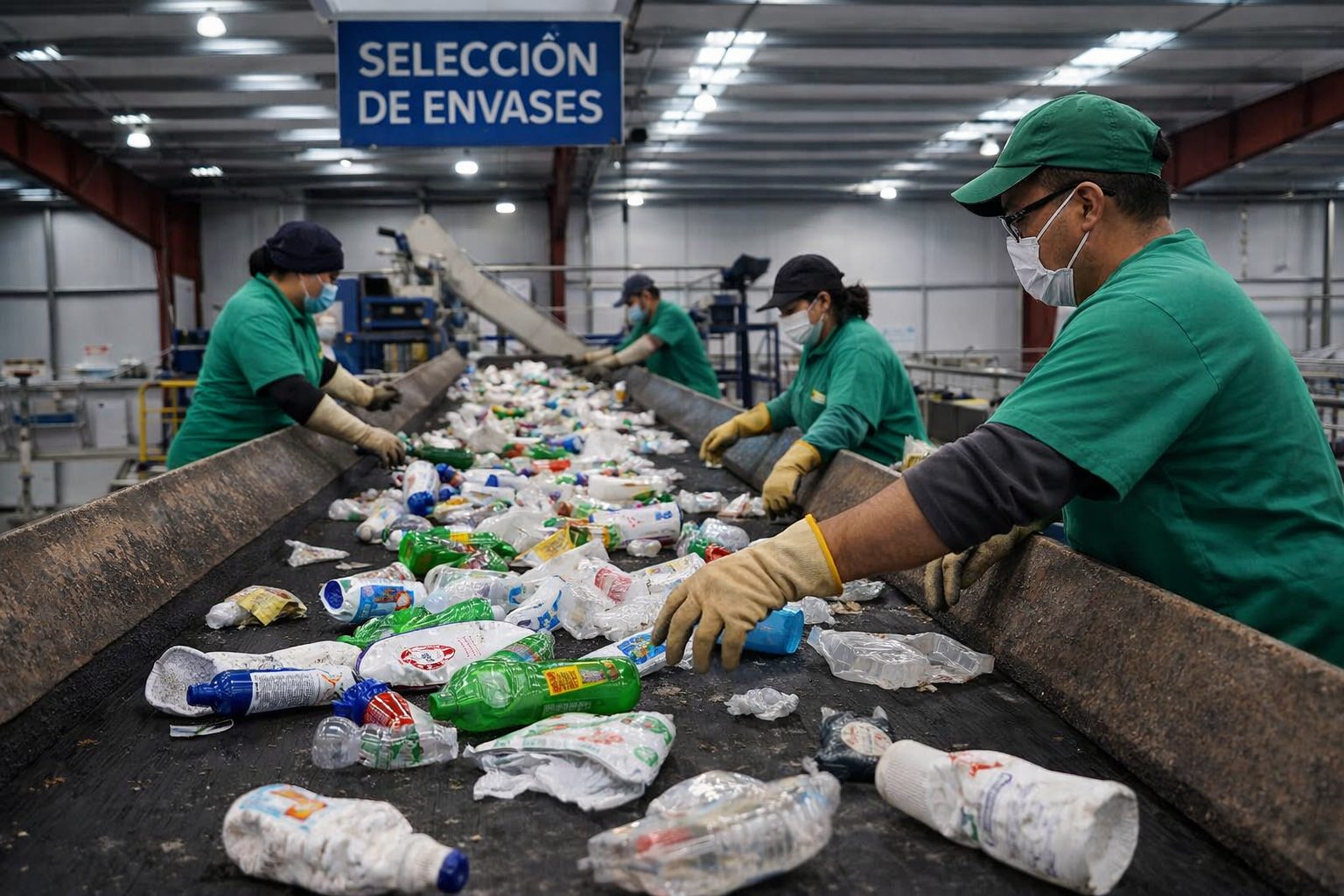 Selección manual de envases (triaje)